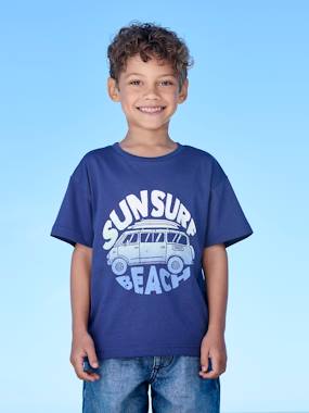 -T-Shirt with Holiday Motifs for Boys
