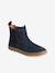 Boots fille cuir zippées bronze+camel+marine+vert - vertbaudet enfant 