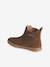 Boots fille cuir zippées bronze+camel+marine+vert - vertbaudet enfant 