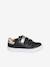 Baskets enfant fille en cuir à scratchs marine+marron+noir - vertbaudet enfant 