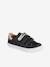 Baskets enfant fille en cuir à scratchs marine+marron+noir - vertbaudet enfant 