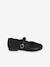 Leather Ballerina Pumps for Girls black - vertbaudet enfant 