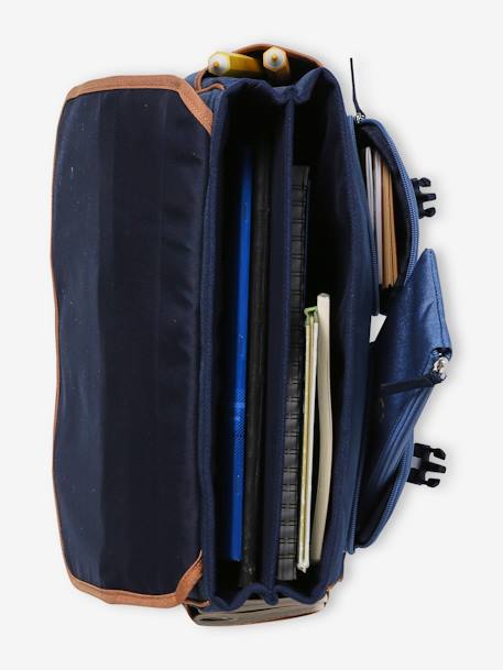 Cool School Satchel + Pencil Case for Boys blue - vertbaudet enfant 