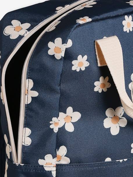 Daisies Backpack for Girls navy blue - vertbaudet enfant 