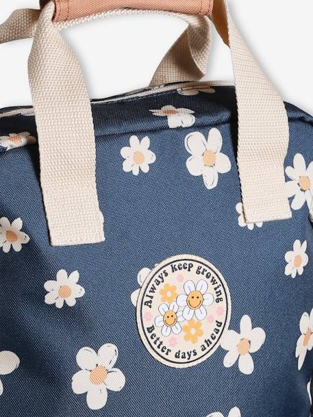 Sac à dos fille marguerites marine - vertbaudet enfant 