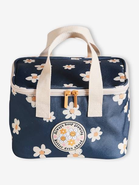 Sac à goûter fille marguerites marine - vertbaudet enfant 