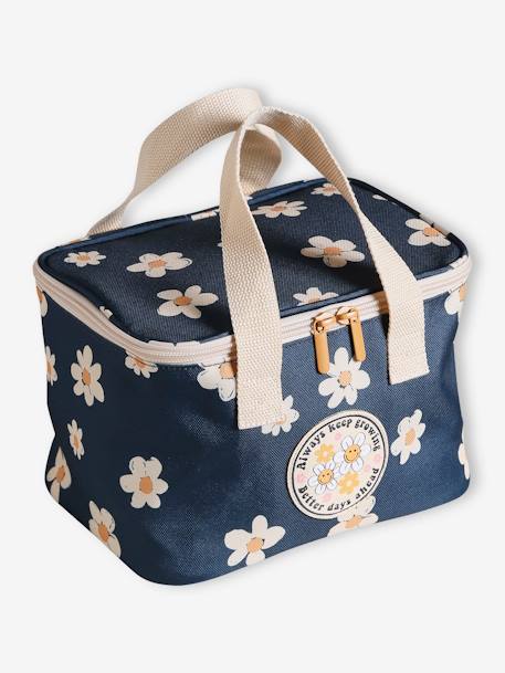 Sac à goûter fille marguerites marine - vertbaudet enfant 