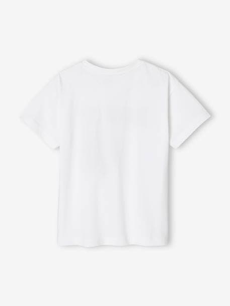 T-shirt motif basket détails en relief garçon écru - vertbaudet enfant 