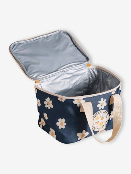 Daisies Lunch Bag for Girls navy blue - vertbaudet enfant 