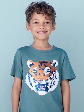 Boys-Basics T-Shirt with Reversible Sequins for Boys