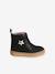 Leather Zip-Up Boots black - vertbaudet enfant 