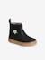 Leather Zip-Up Boots black - vertbaudet enfant 