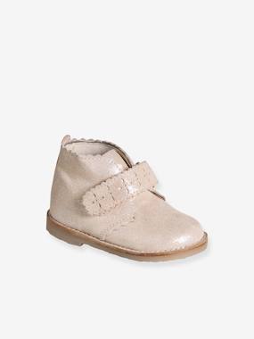 Bottines bébé fille à scratchs  - vertbaudet enfant