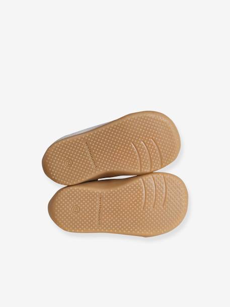 Boots in Glittery Leather for Babies gold - vertbaudet enfant 
