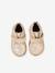 Leather Boots with Hook-&-Loop Straps, for Babies gold - vertbaudet enfant 