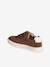 Baskets enfant garçon cuir à scratchs marron - vertbaudet enfant 