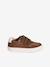 Baskets enfant garçon cuir à scratchs marron - vertbaudet enfant 