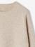 Pull en maille mousseuse garçon blanc chiné+bleu chiné - vertbaudet enfant 