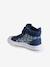 High-Top Trainers with Laces & Hook-&-Loops for Girls denim blue - vertbaudet enfant 