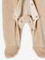 Pyjama bébé mixte velours animal personnalisable beige chiné+gris chiné - vertbaudet enfant 