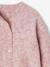 Gilet fille maille mousseuse gris chiné+rose chiné - vertbaudet enfant 