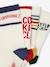 Pack of 4 Pairs of Sports Socks for Boys ecru - vertbaudet enfant 