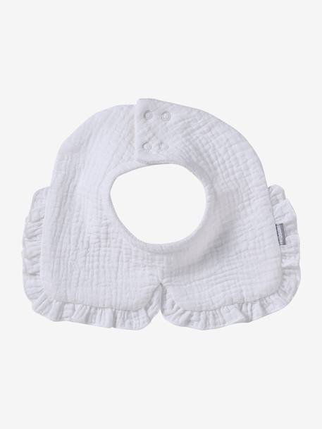 Lot de 3 bavoirs col fantaisie bleu ciel - vertbaudet enfant 