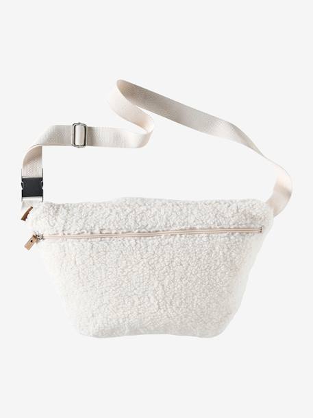 XXL Bumbag in Sherpa ecru - vertbaudet enfant 