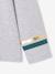 Sports Top with Glittery Tropical Motif for Girls marl grey - vertbaudet enfant 