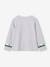 Sports Top with Glittery Tropical Motif for Girls marl grey - vertbaudet enfant 