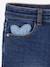 Jean fille slim morphologik tour de hanches medium bleu foncé+bleu moyen+denim bleached+gris - vertbaudet enfant 
