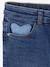 Jean fille slim morphologik tour de hanches fin bleu foncé+bleu moyen+denim bleached+denim gris+gris - vertbaudet enfant 