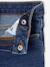 Jean fille slim morphologik tour de hanches medium bleu foncé+bleu moyen+denim bleached+gris - vertbaudet enfant 