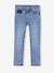 Jean fille slim morphologik tour de hanches fin bleu foncé+bleu moyen+denim bleached+denim gris+gris - vertbaudet enfant 