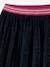 Pleated Glittery Skirt for Girls navy blue - vertbaudet enfant 