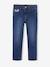 Jean fille slim morphologik tour de hanches medium bleu foncé+bleu moyen+denim bleached+gris - vertbaudet enfant 
