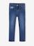 Jean fille slim morphologik tour de hanches fin bleu foncé+bleu moyen+denim bleached+denim gris+gris - vertbaudet enfant 