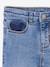 Jean fille slim morphologik tour de hanches fin bleu foncé+bleu moyen+denim bleached+denim gris+gris - vertbaudet enfant 