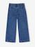 Pantalon fille large motifs fantaisie bleu foncé+denim gris - vertbaudet enfant 