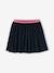 Pleated Glittery Skirt for Girls navy blue - vertbaudet enfant 