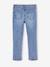 Jean fille slim morphologik tour de hanches fin bleu foncé+bleu moyen+denim bleached+denim gris+gris - vertbaudet enfant 