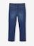 Jean fille slim morphologik tour de hanches medium bleu foncé+bleu moyen+denim bleached+gris - vertbaudet enfant 