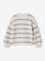Gilet fille maille mousseuse gris chiné+vanille - vertbaudet enfant 