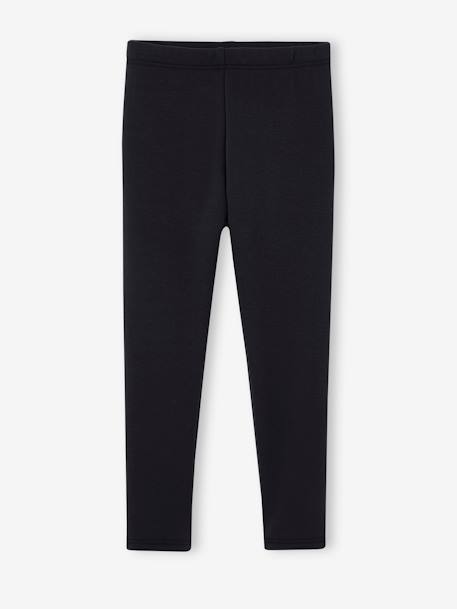 Legging fille doublé polaire blush+noir - vertbaudet enfant 