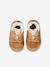 Lace-Up Pram Shoes with Fur Lining, for Babies camel - vertbaudet enfant 