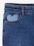 Jean slim fille morphologik tour de hanches large bleu foncé+bleu moyen+denim bleached+denim gris+gris - vertbaudet enfant 