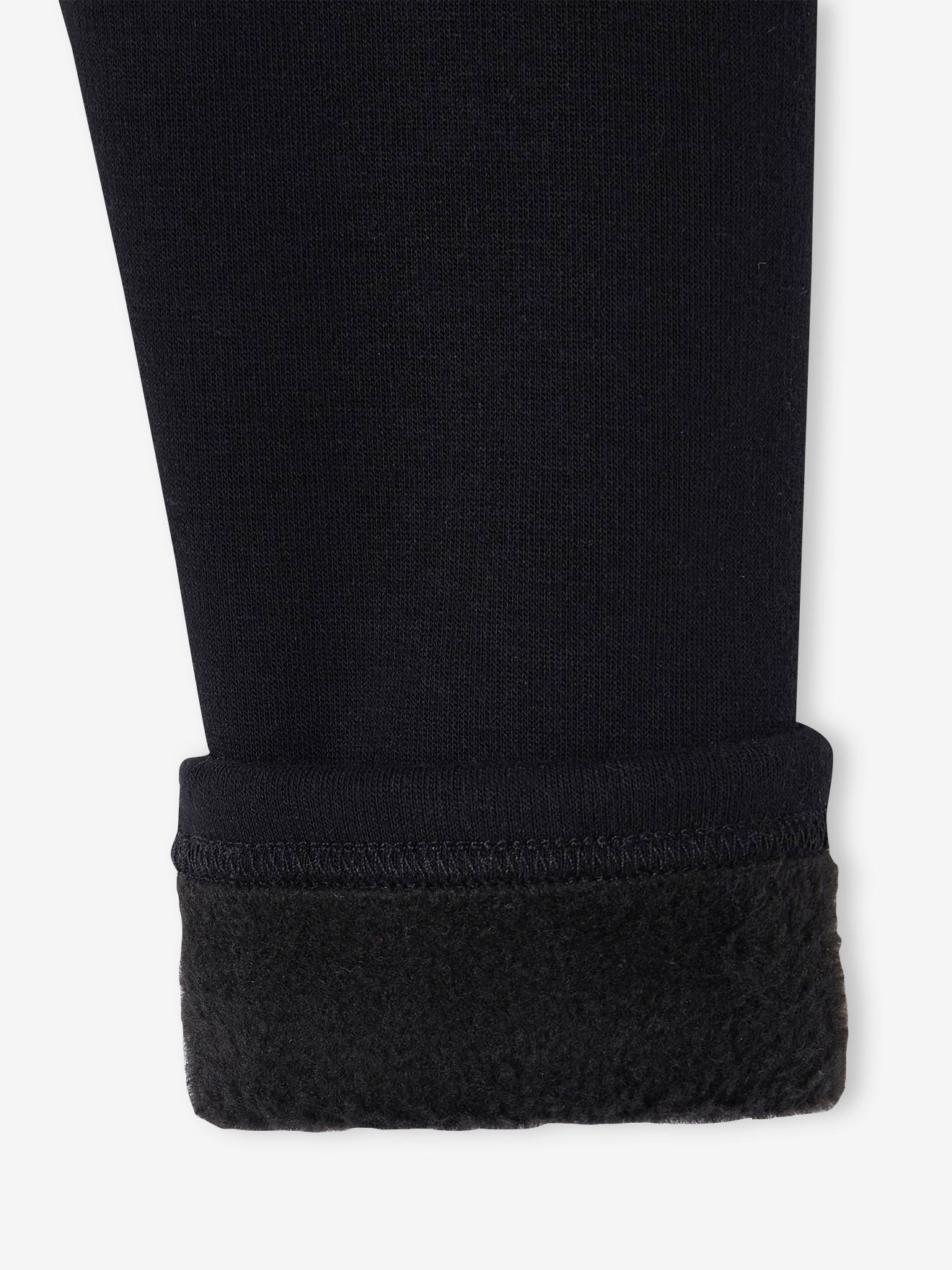 Legging Doublé Polaire Pour Fille - Taille élastique, Chaud Et Doux - Vertbaudet - 3