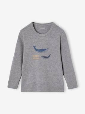 Garçon-lot de 3 tee-shirts "Baleine" garçon manches longues