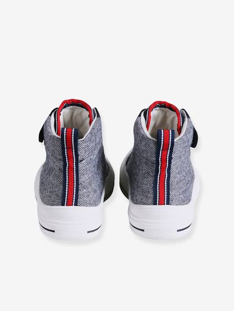 Baskets montantes lacets, élastiquées lot bleu - vertbaudet enfant 