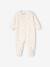 Pack of 3 Velour Sleepsuits, Special Opening for Newborns, for Babies aqua green+dusky pink+golden yellow - vertbaudet enfant 